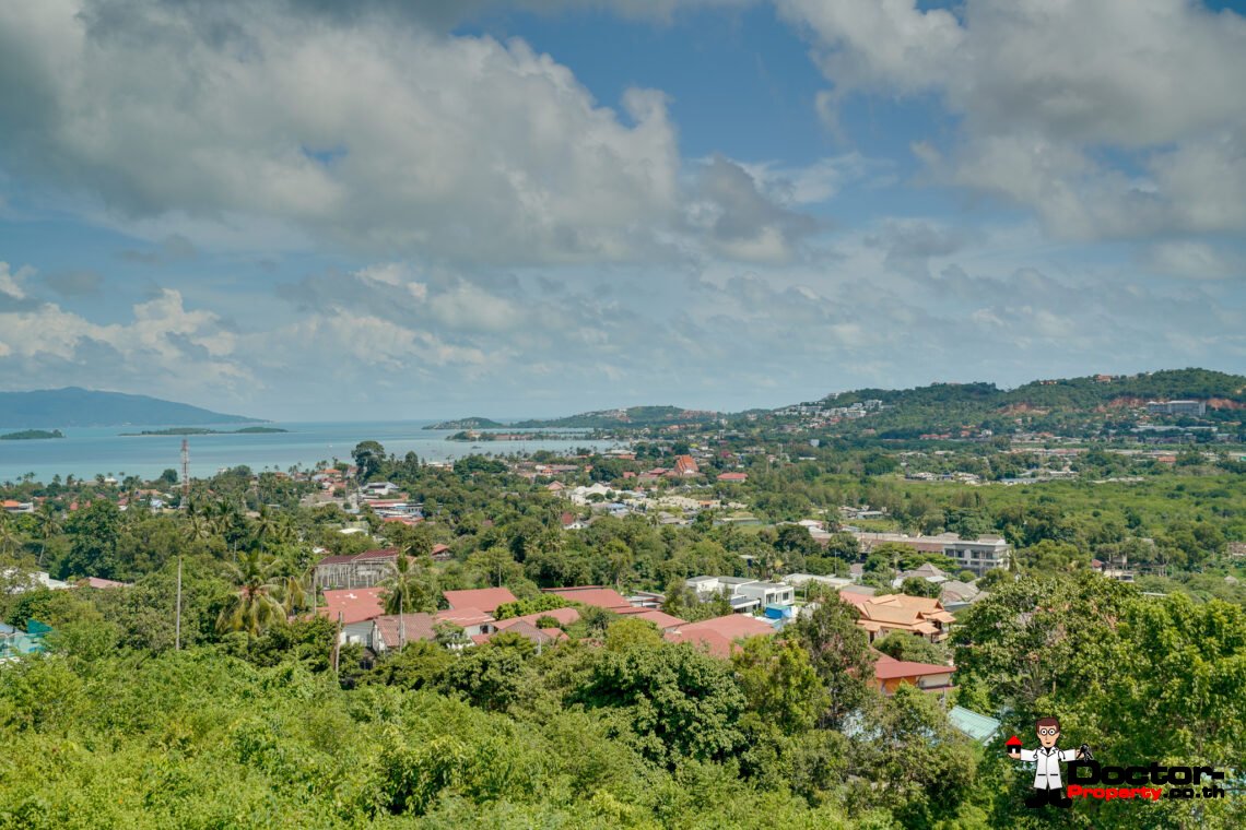 Stunning 5-Bedroom Villa in Bangrak, Koh Samui – A Panoramic Paradise of Luxury & Privacy