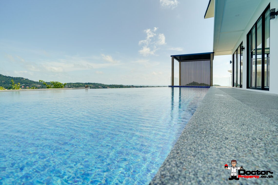 Stunning 5-Bedroom Villa in Bangrak, Koh Samui – A Panoramic Paradise of Luxury & Privacy