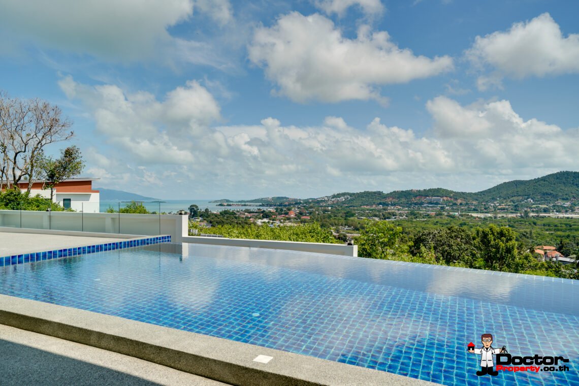 Stunning 5-Bedroom Villa in Bangrak, Koh Samui – A Panoramic Paradise of Luxury & Privacy