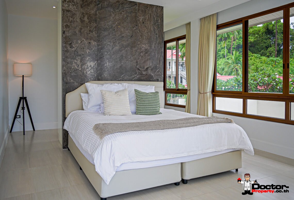 Modern 4 Bedroom Sea View Villa with Spacious area in Chaweng, Koh Samui – For Sale