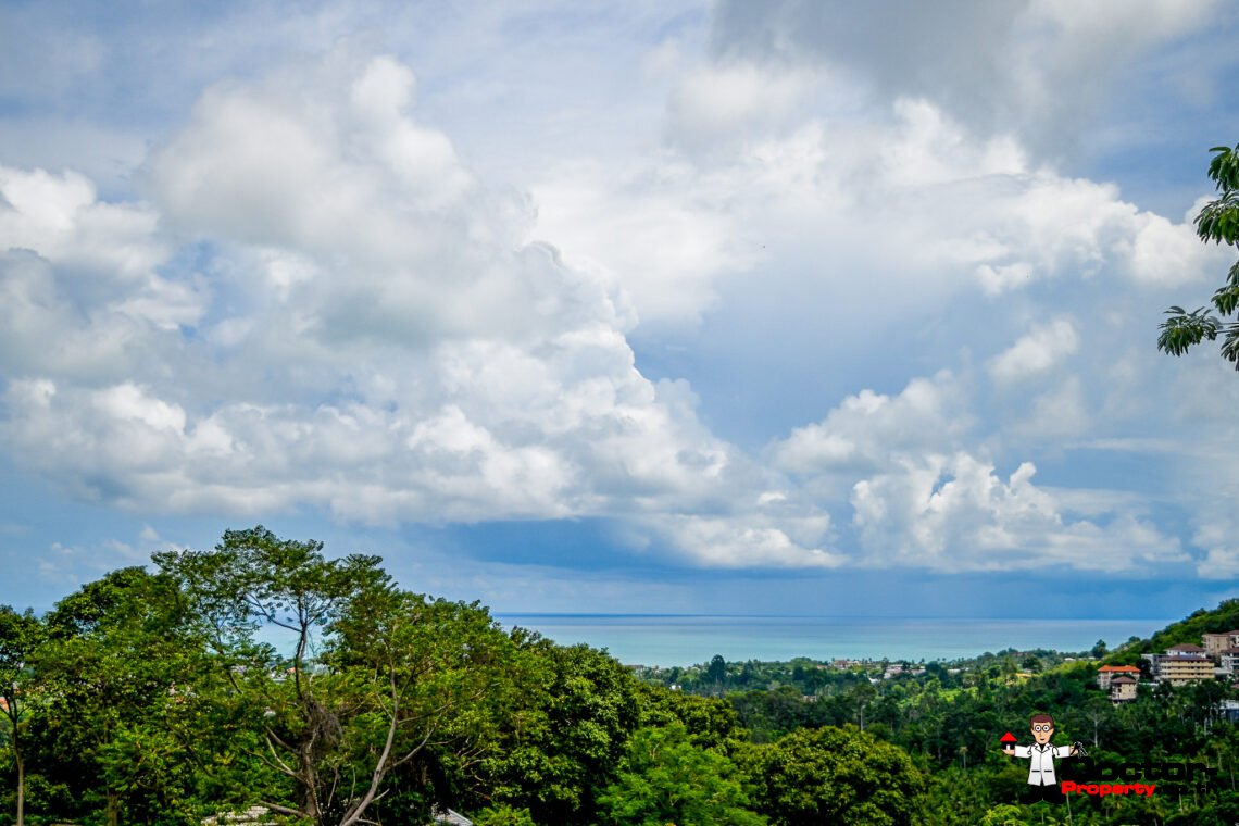 Modern 4 Bedroom Sea View Villa with Spacious area in Chaweng, Koh Samui – For Sale