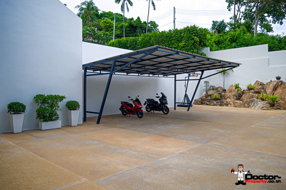 Modern 4 Bedroom Sea View Villa with Spacious area in Chaweng, Koh Samui – For Sale