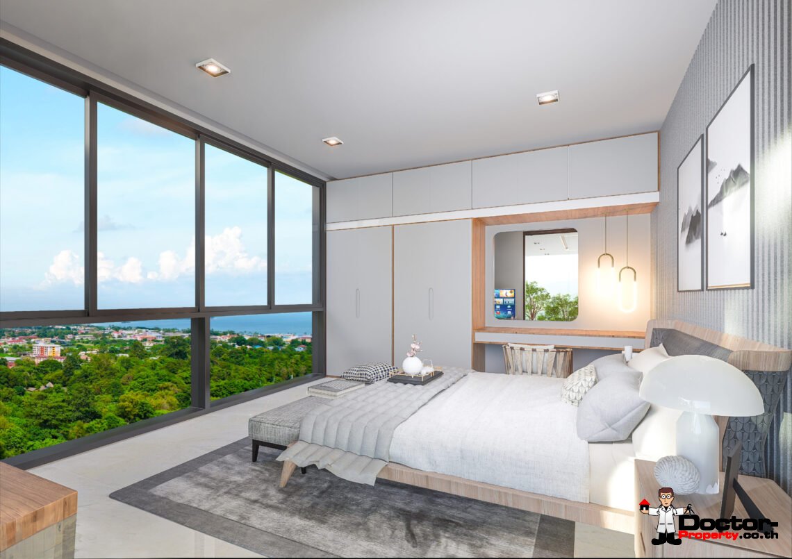 Luxury 2-4 Bedroom Sea View Villa in Chaweng, Koh Samui – For Sale