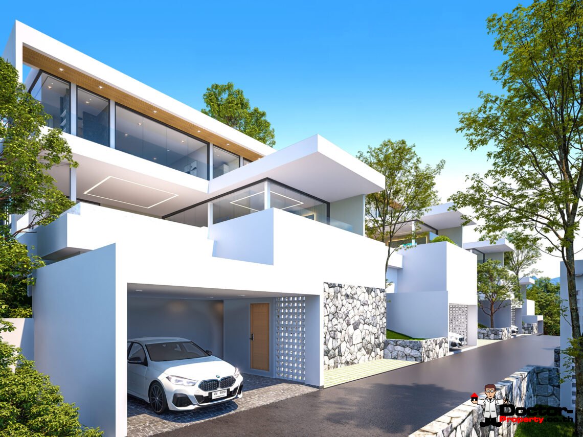 Luxury 2-4 Bedroom Sea View Villa in Chaweng, Koh Samui – For Sale