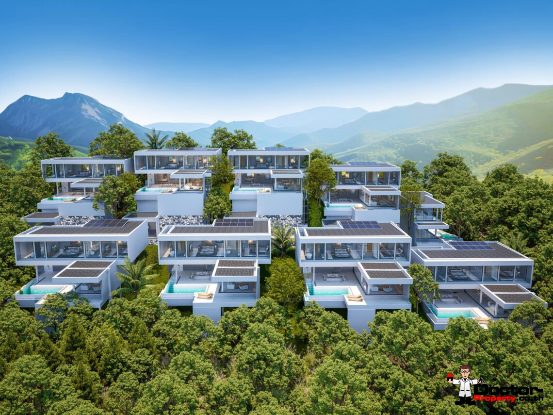 Luxury 2-4 Bedroom Sea View Villa in Chaweng, Koh Samui – For Sale