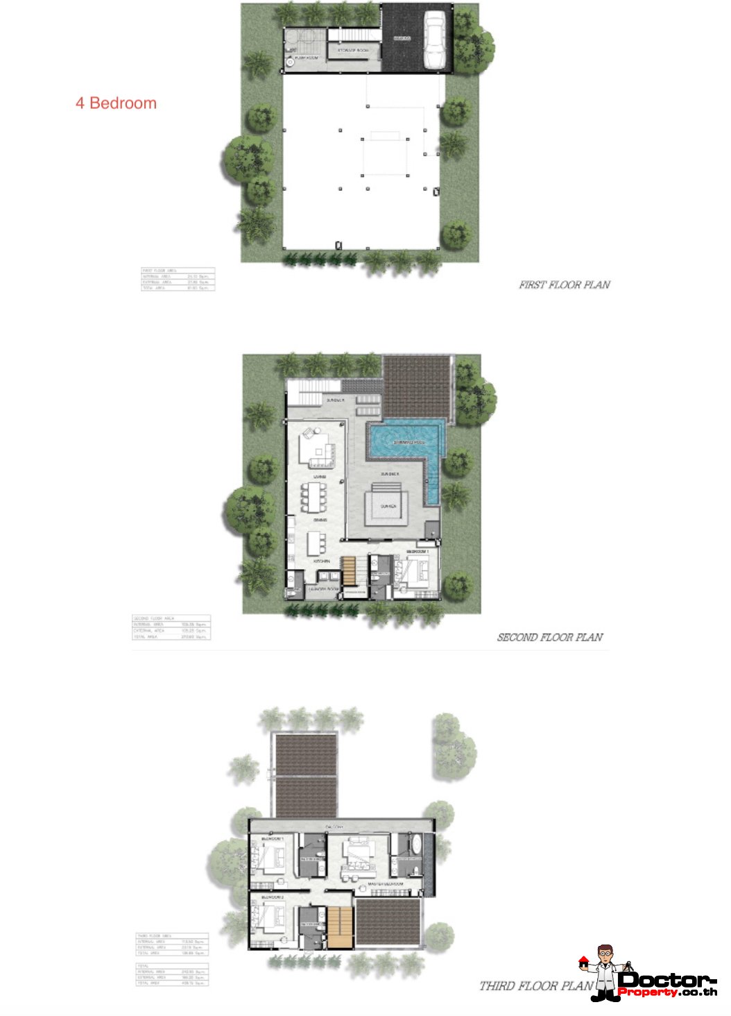 Luxury 2-4 Bedroom Sea View Villa in Chaweng, Koh Samui – For Sale