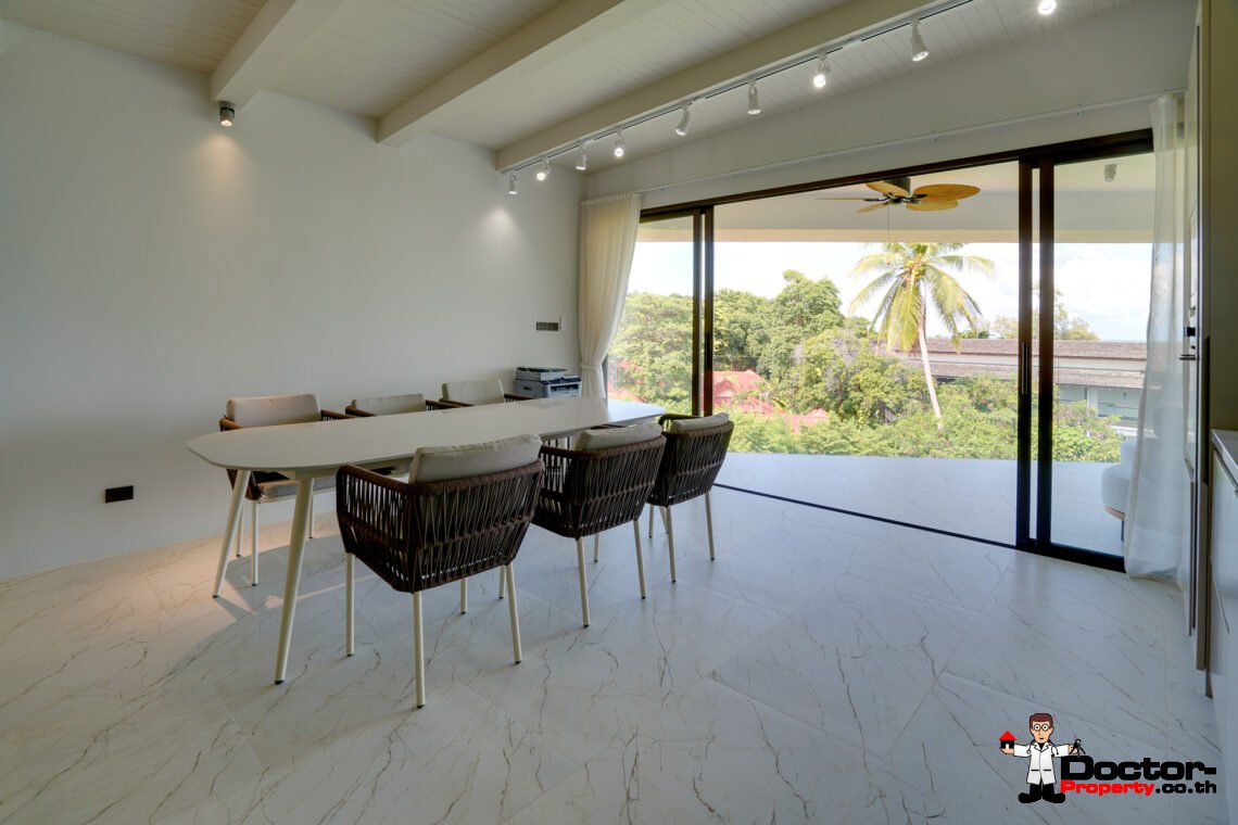 New Luxury Penthouse with Partial Seaview in Choeng Mon, Koh Samui