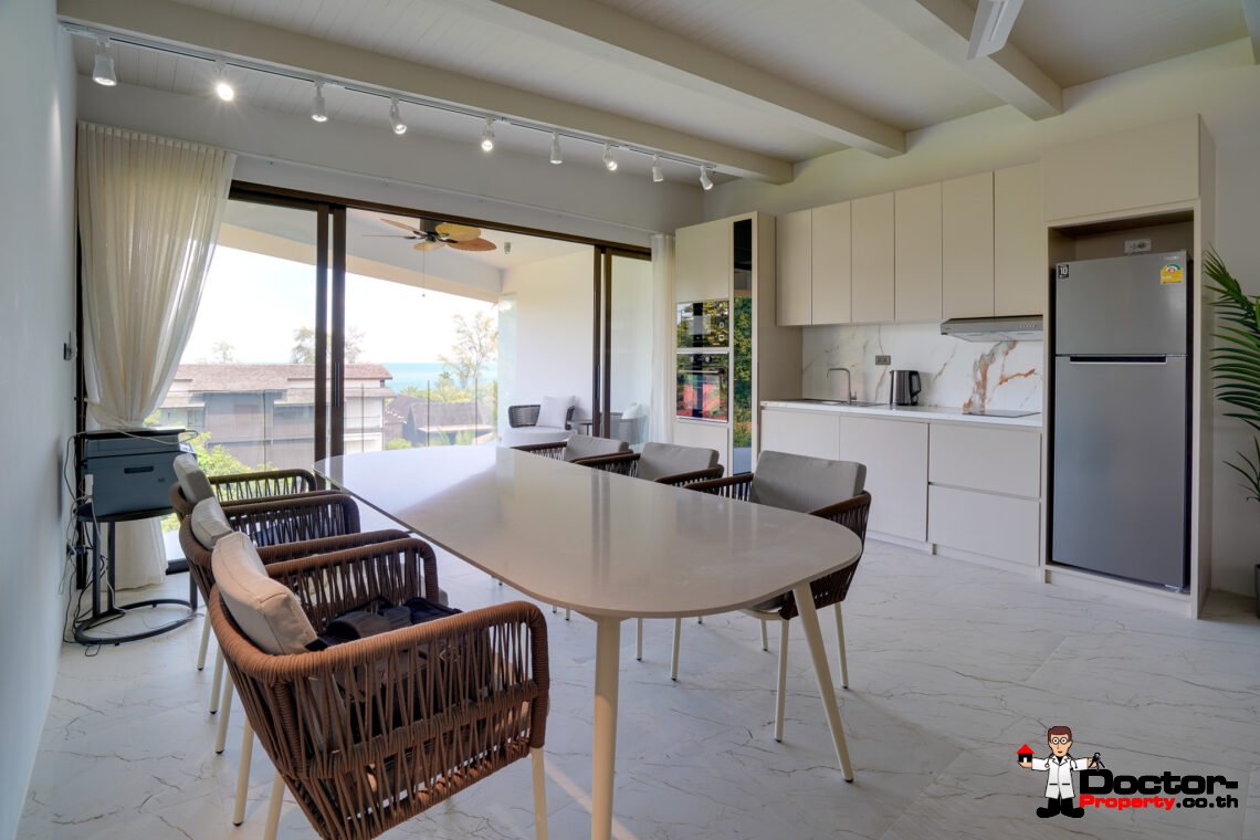 New Luxury Penthouse with Partial Seaview in Choeng Mon, Koh Samui