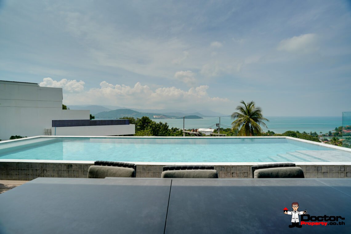 Luxury 3 Bedroom Private Pool Villa with Sea View in Plai Laem, Koh Samui