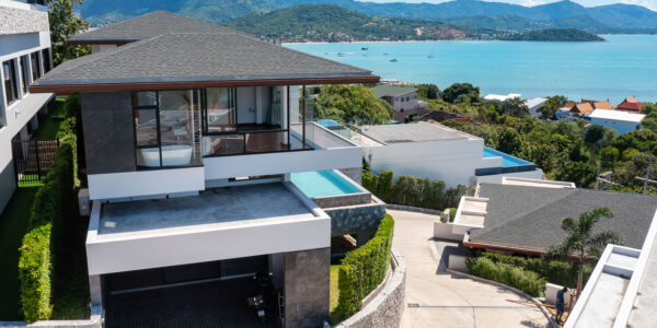 Luxury 4 Bedroom Pool Villa with Stunning Sea View in Plai Laem, Koh Samui – For Sale