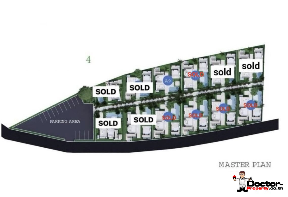 2 Bedroom Pool Villa in Bo Phut, Koh Samui – For Sale