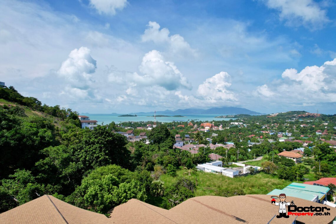 5 Bedroom Pool Villa with Sea View in Plai Laem, Koh Samui – For Sale