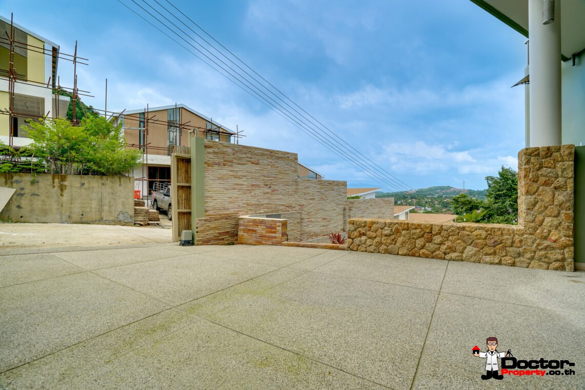 5 Bedroom Pool Villa with Sea View in Plai Laem, Koh Samui – For Sale