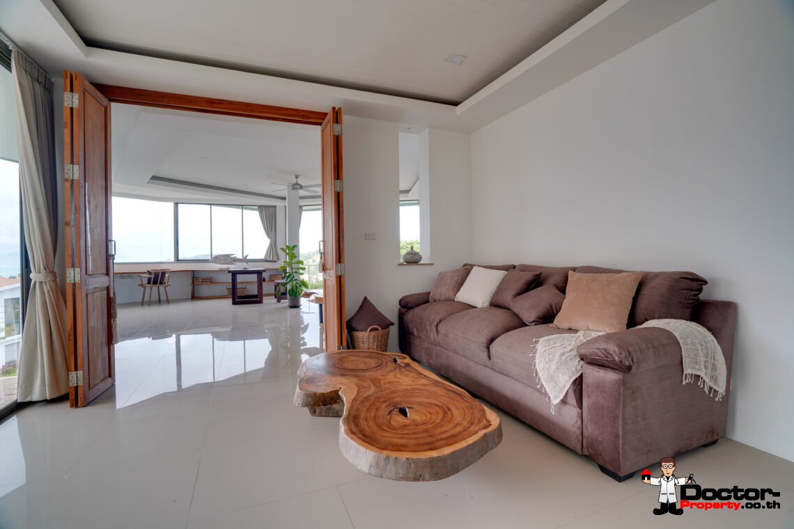 5 Bedroom Pool Villa with Sea View in Plai Laem, Koh Samui – For Sale