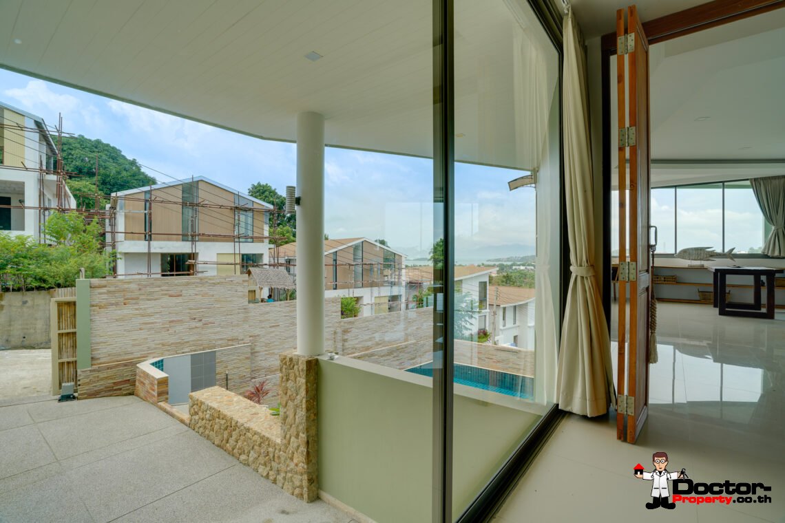 5 Bedroom Pool Villa with Sea View in Plai Laem, Koh Samui – For Sale