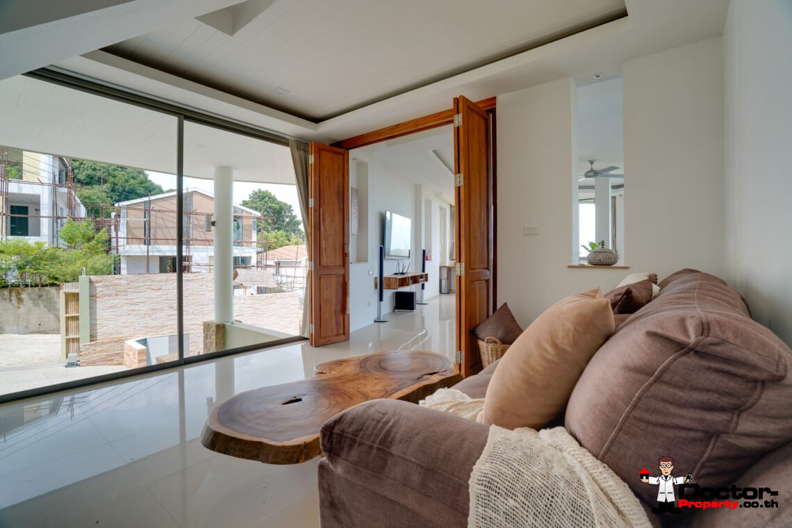 5 Bedroom Pool Villa with Sea View in Plai Laem, Koh Samui – For Sale