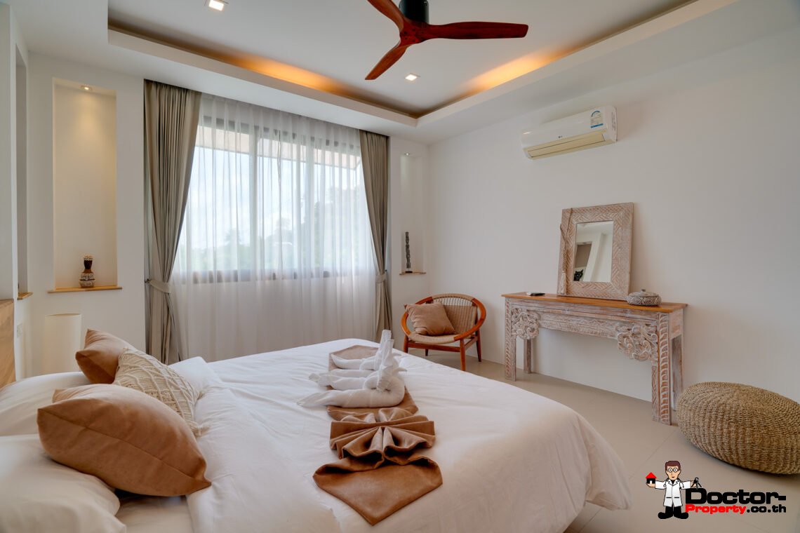 5 Bedroom Pool Villa with Sea View in Plai Laem, Koh Samui – For Sale