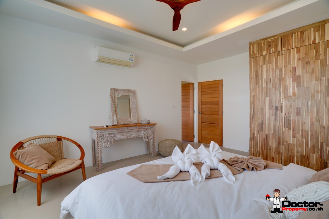 5 Bedroom Pool Villa with Sea View in Plai Laem, Koh Samui – For Sale