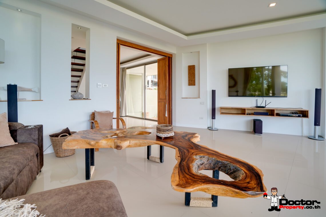 5 Bedroom Pool Villa with Sea View in Plai Laem, Koh Samui – For Sale