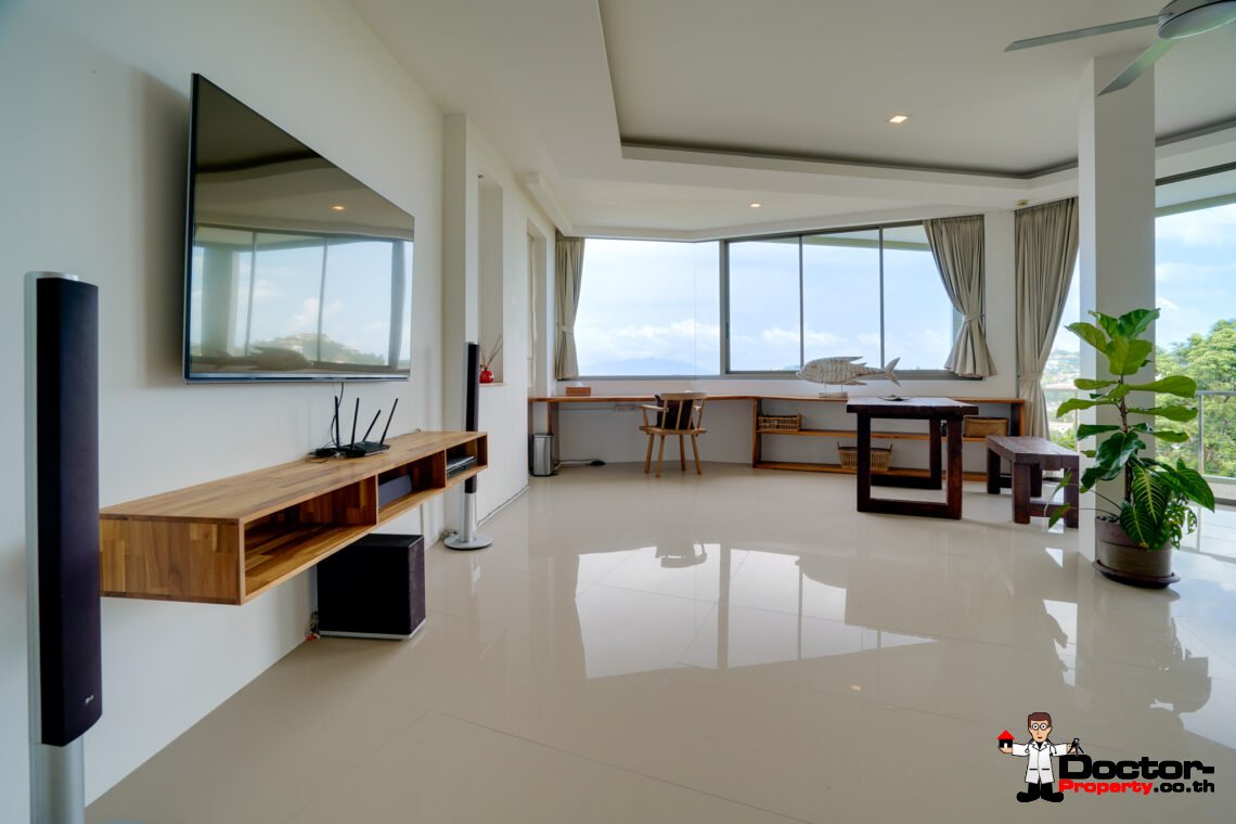 5 Bedroom Pool Villa with Sea View in Plai Laem, Koh Samui – For Sale