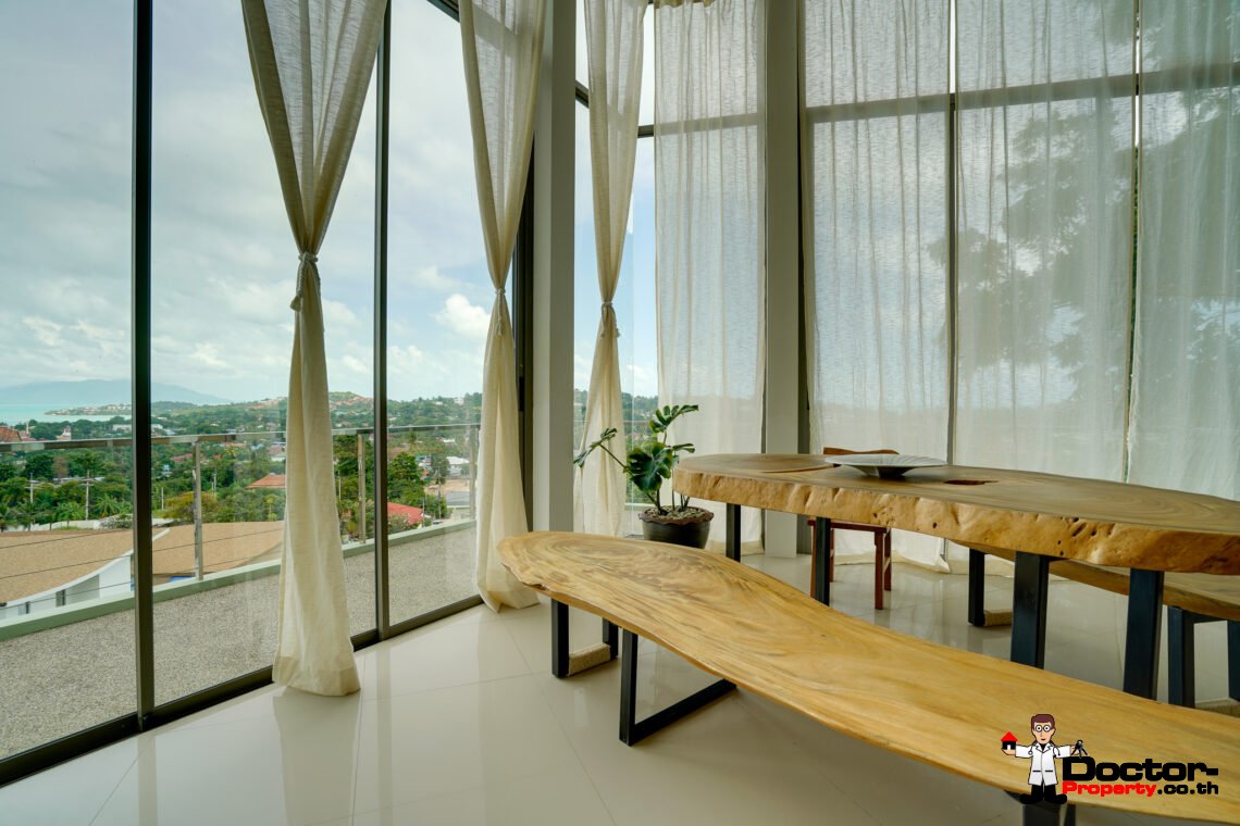 5 Bedroom Pool Villa with Sea View in Plai Laem, Koh Samui – For Sale