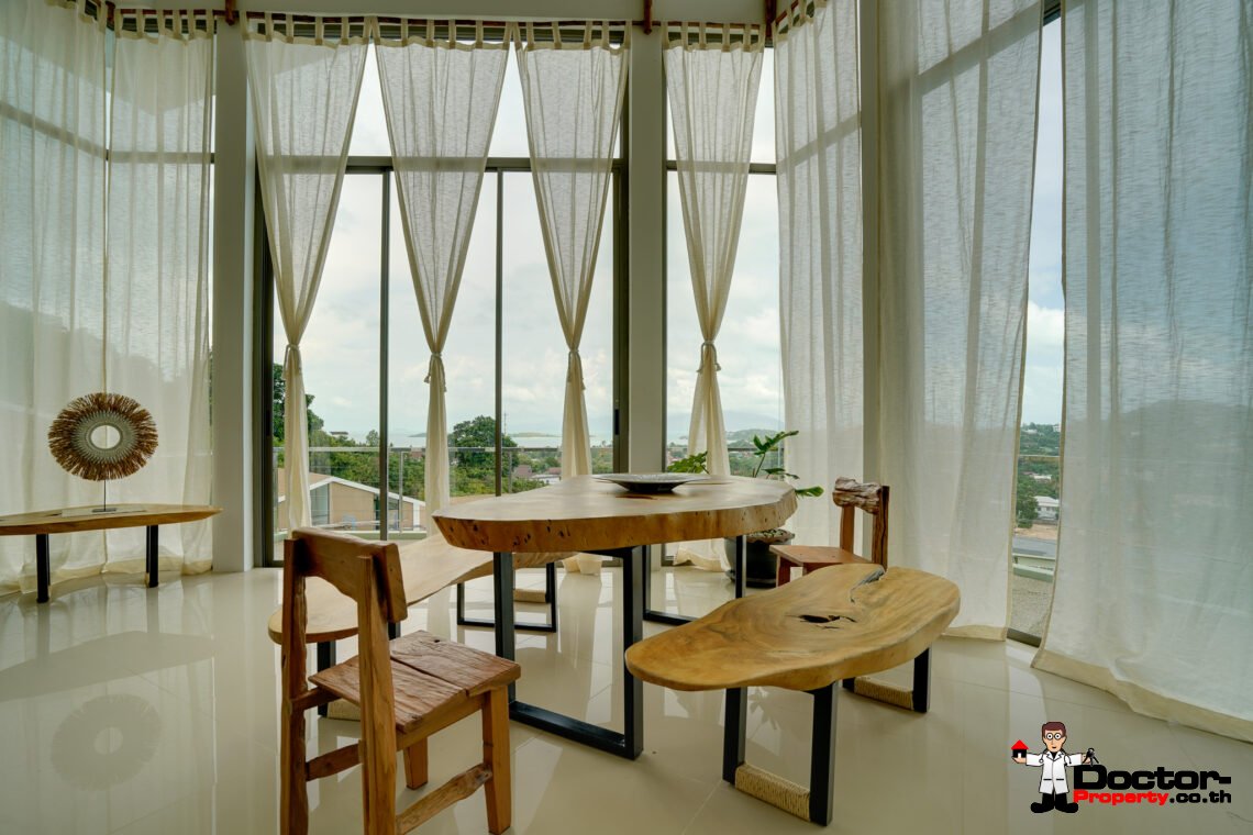 5 Bedroom Pool Villa with Sea View in Plai Laem, Koh Samui – For Sale