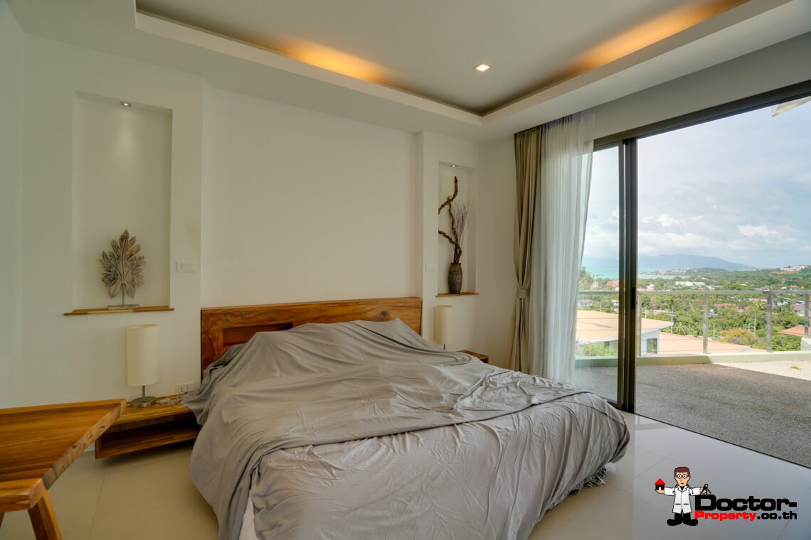 5 Bedroom Pool Villa with Sea View in Plai Laem, Koh Samui – For Sale