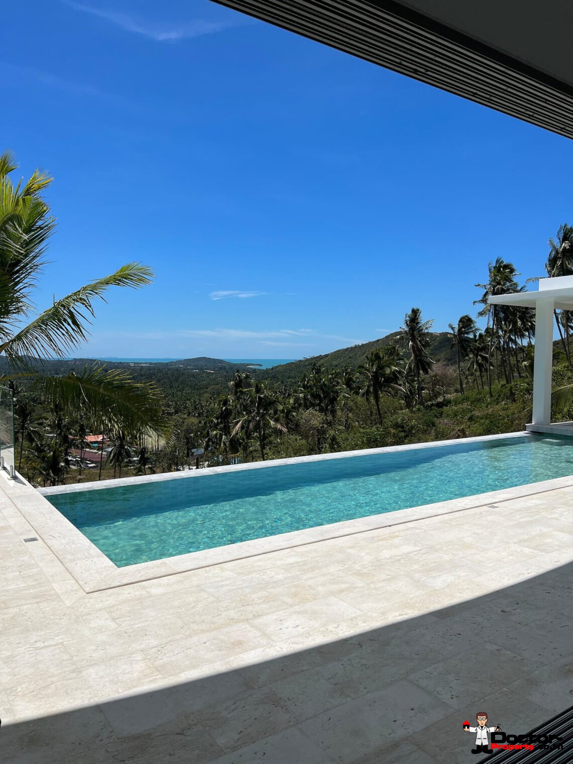 New 3 Bedroom Pool Villa with Sea View Villa in Maenam, Koh Samui – For Sale