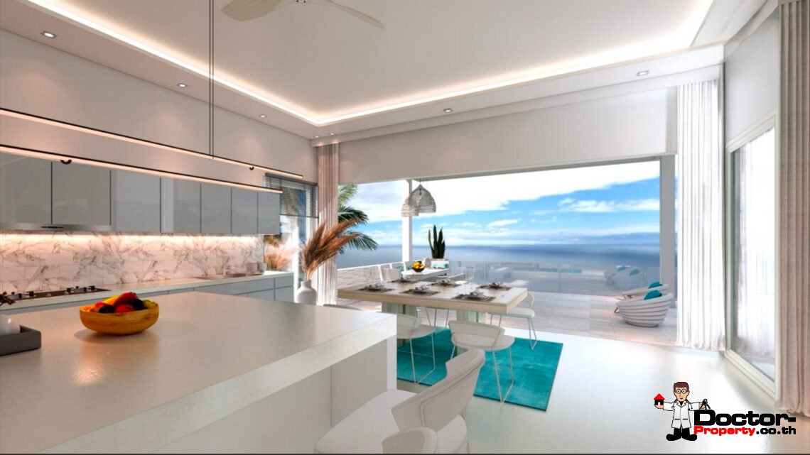 3 Bedroom Pool Villa with Sea View in Plai Laem, Koh Samui – For Sale