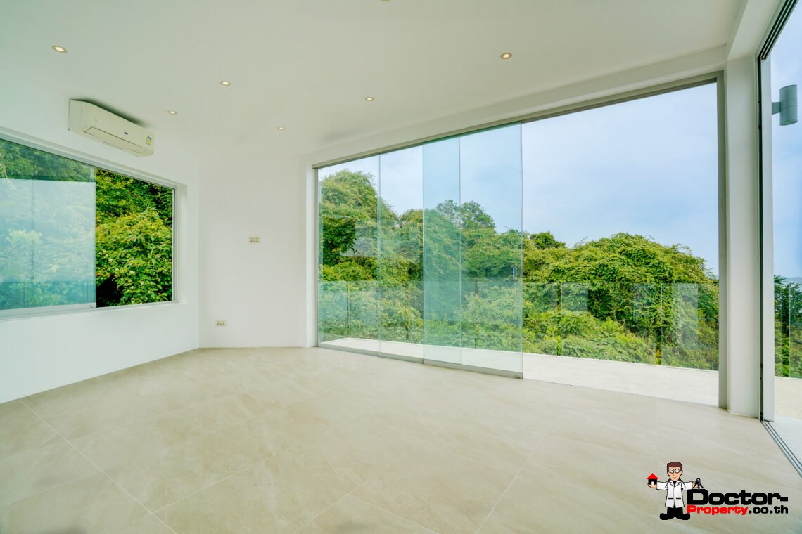 3 Bedroom Pool Villa with Sea View in Lamai, Koh Samui – For Sale