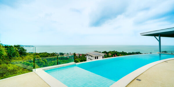 3 Bedroom Pool Villa with Sea View in Lamai, Koh Samui – For Sale