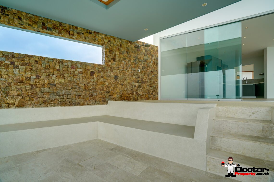 3 Bedroom Pool Villa with Sea View in Lamai, Koh Samui – For Sale