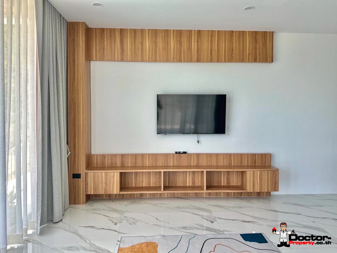 New 3 Bedrooms Pool Villa with Partial Sea View in Chaweng Noi, Koh Samui – For Sale