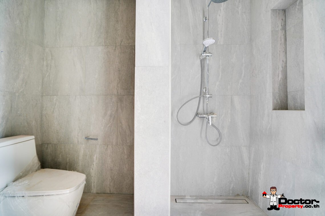 New 3 Bedrooms Pool Villa with Partial Sea View in Chaweng Noi, Koh Samui – For Sale