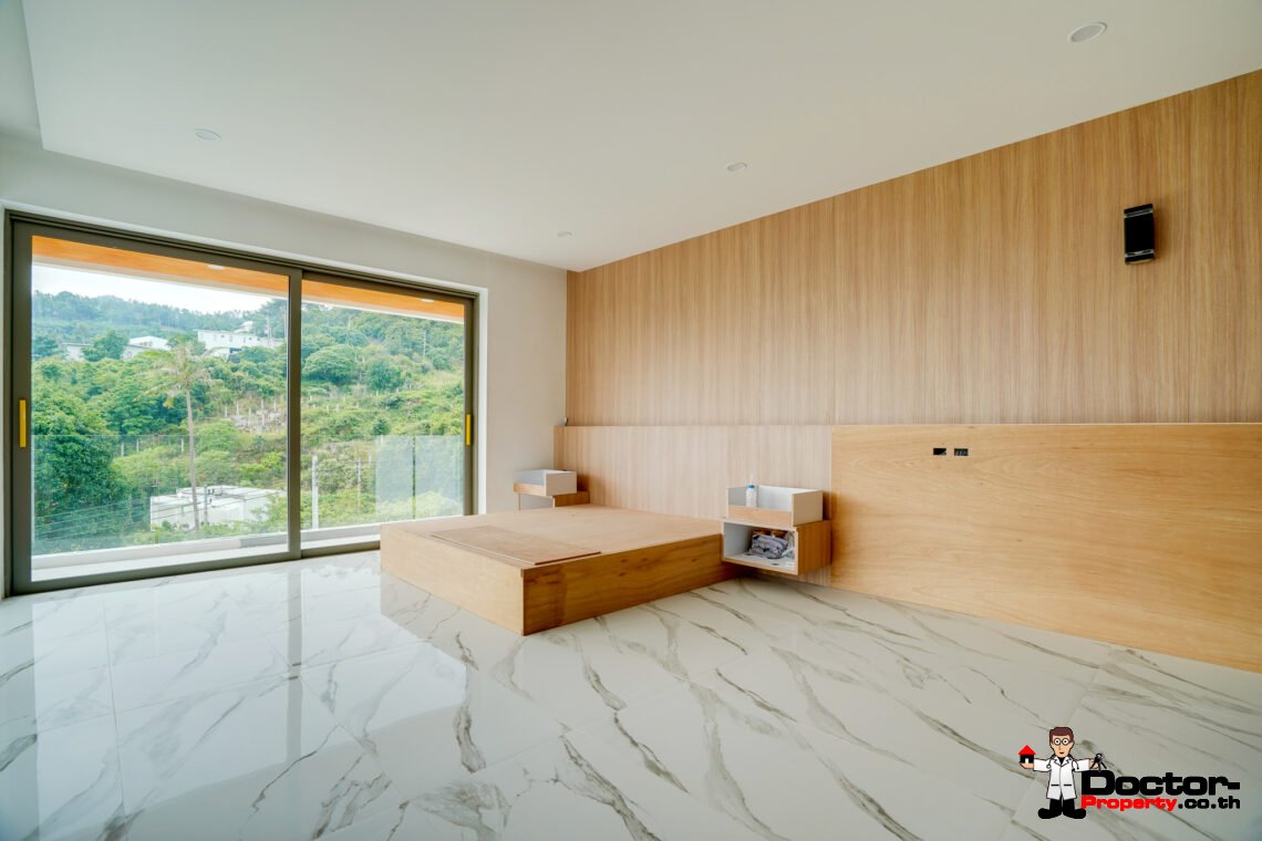 New 3 Bedrooms Pool Villa with Partial Sea View in Chaweng Noi, Koh Samui – For Sale