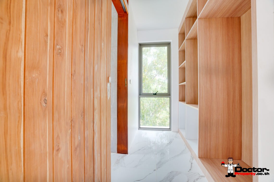 New 3 Bedrooms Pool Villa with Partial Sea View in Chaweng Noi, Koh Samui – For Sale