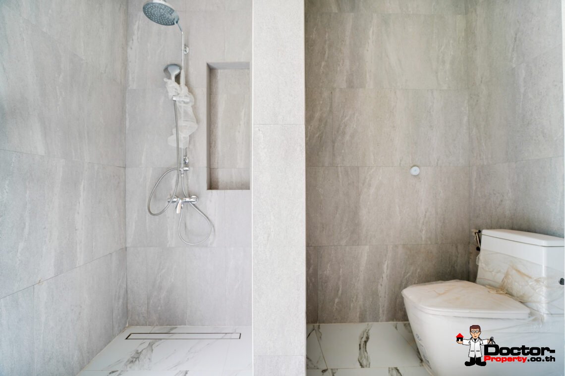 New 3 Bedrooms Pool Villa with Partial Sea View in Chaweng Noi, Koh Samui – For Sale