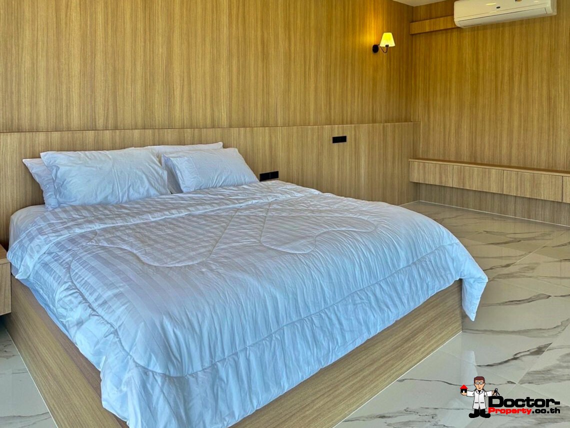 New 3 Bedrooms Pool Villa with Partial Sea View in Chaweng Noi, Koh Samui – For Sale