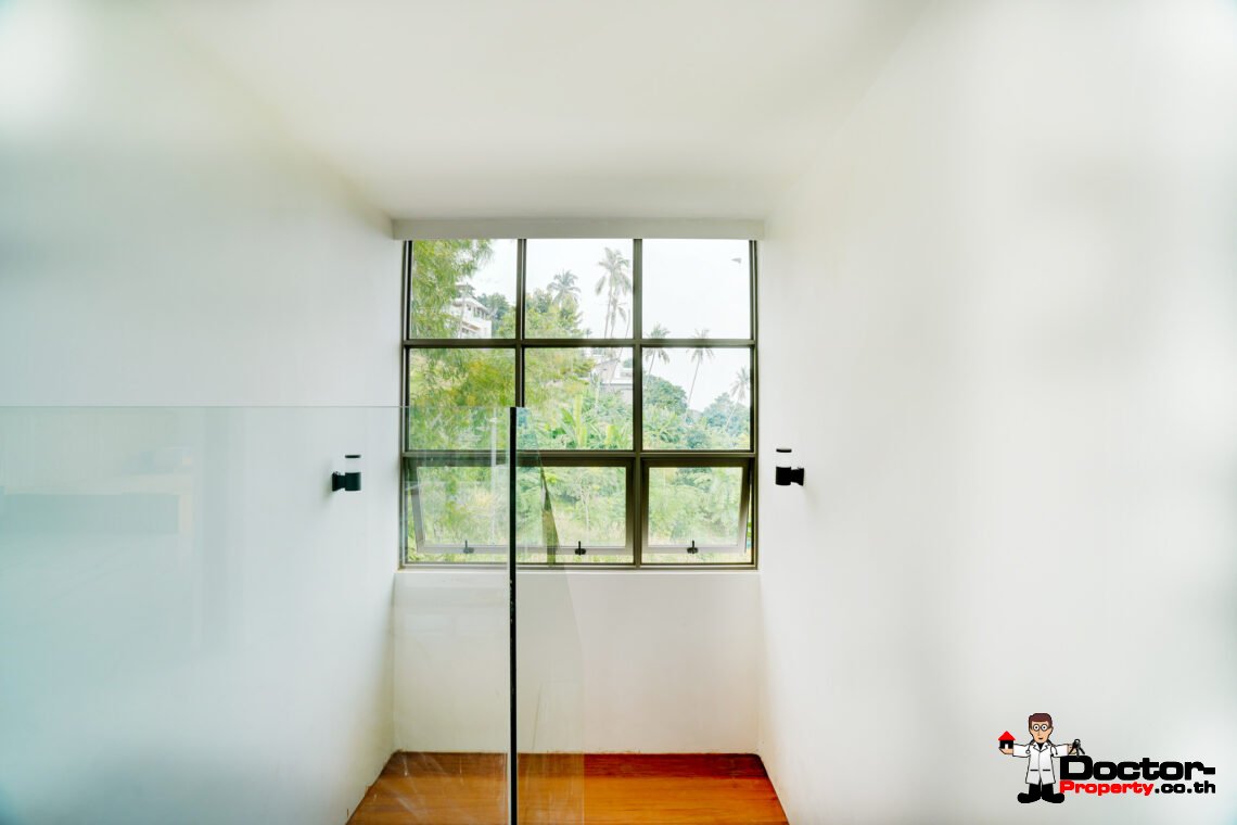 New 3 Bedrooms Pool Villa with Partial Sea View in Chaweng Noi, Koh Samui – For Sale