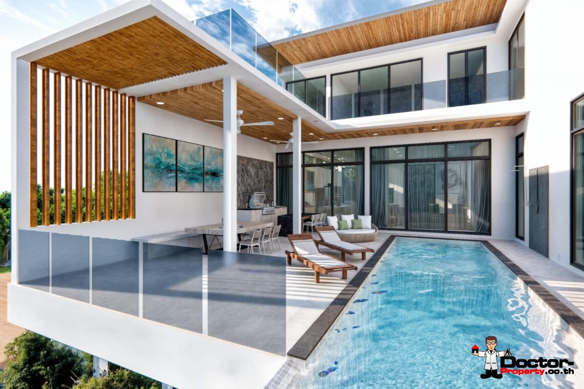 Luxury 4 Bedroom Pool Villa with Sea View in Chaweng, Koh Samui – For Sale