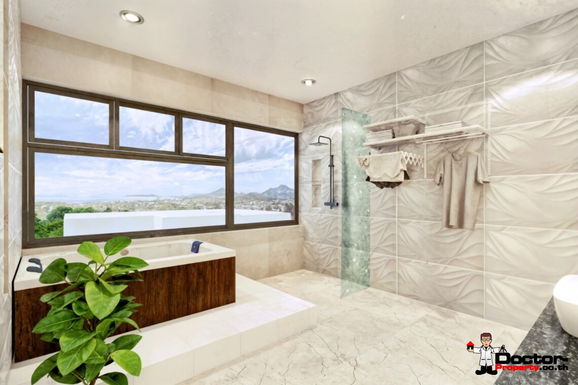 Luxury 4 Bedroom Pool Villa with Sea View in Chaweng, Koh Samui – For Sale