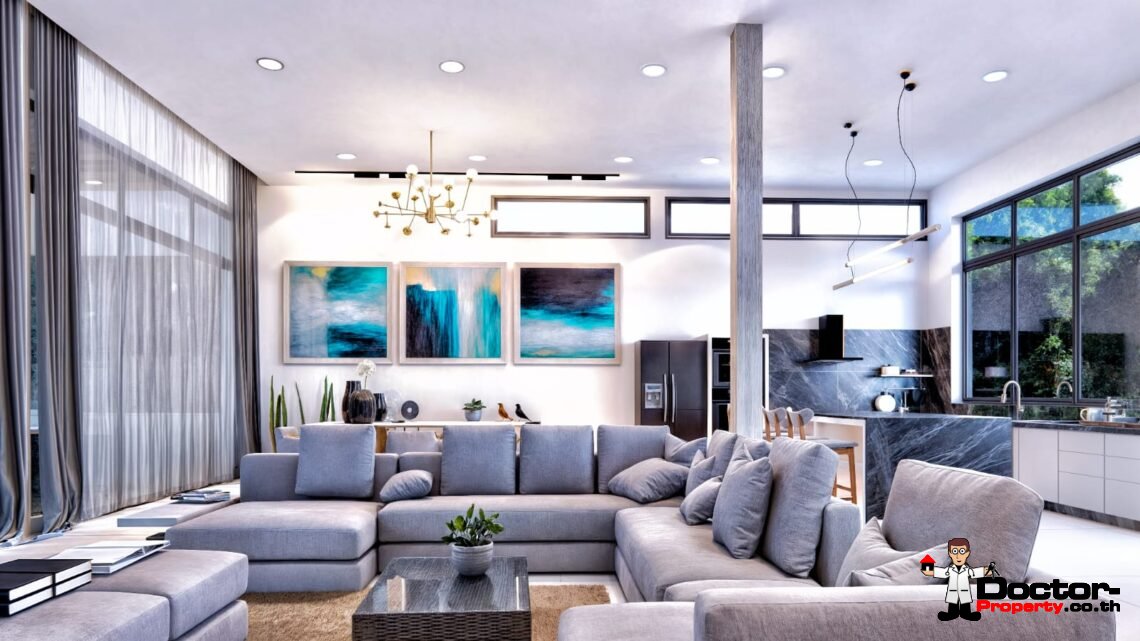 Luxury 4 Bedroom Pool Villa with Sea View in Chaweng, Koh Samui – For Sale