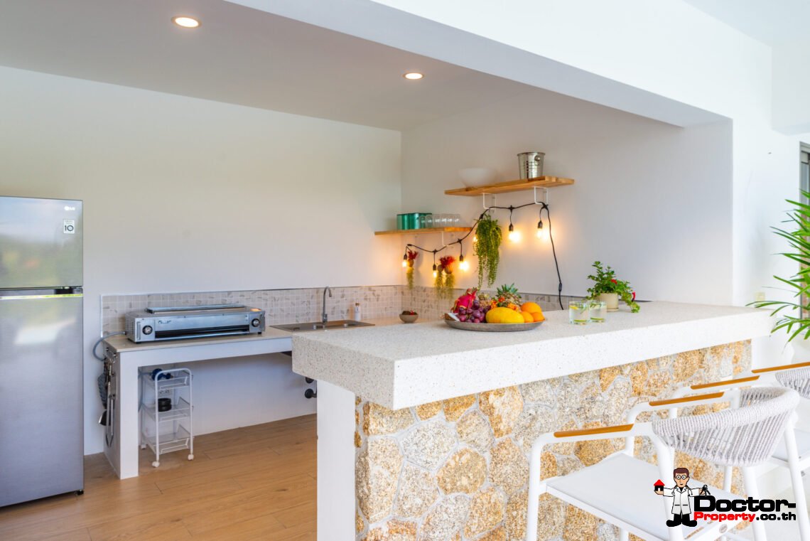 Luxury 5 Bedroom Pool Villa with Stunning Sea View in Bo Phut, Koh Samui – For Sale