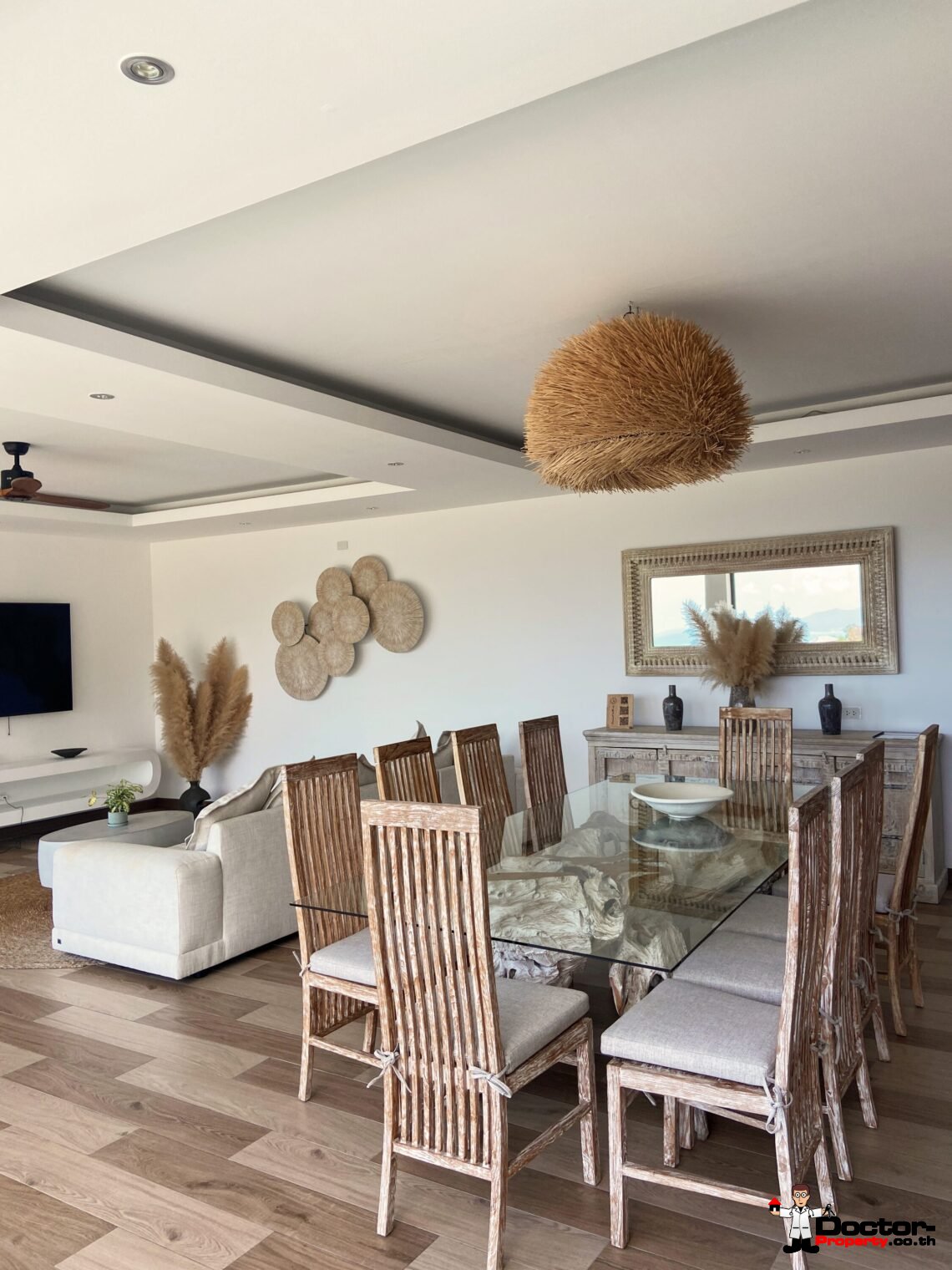 Luxury 5 Bedroom Pool Villa with Stunning Sea View in Bo Phut, Koh Samui – For Sale