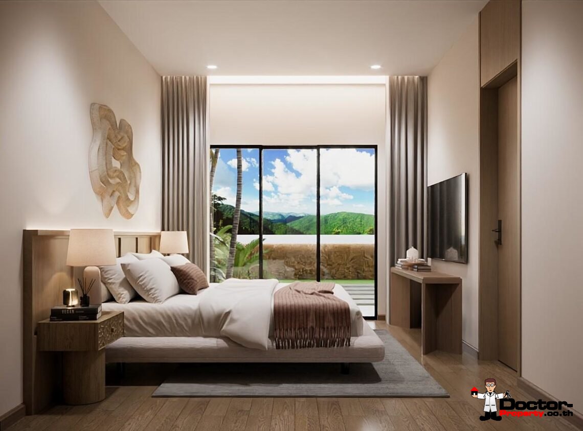 Tropical 3 Bedroom Garden Villa with Pool in Lamai, Koh Samui – For Sale