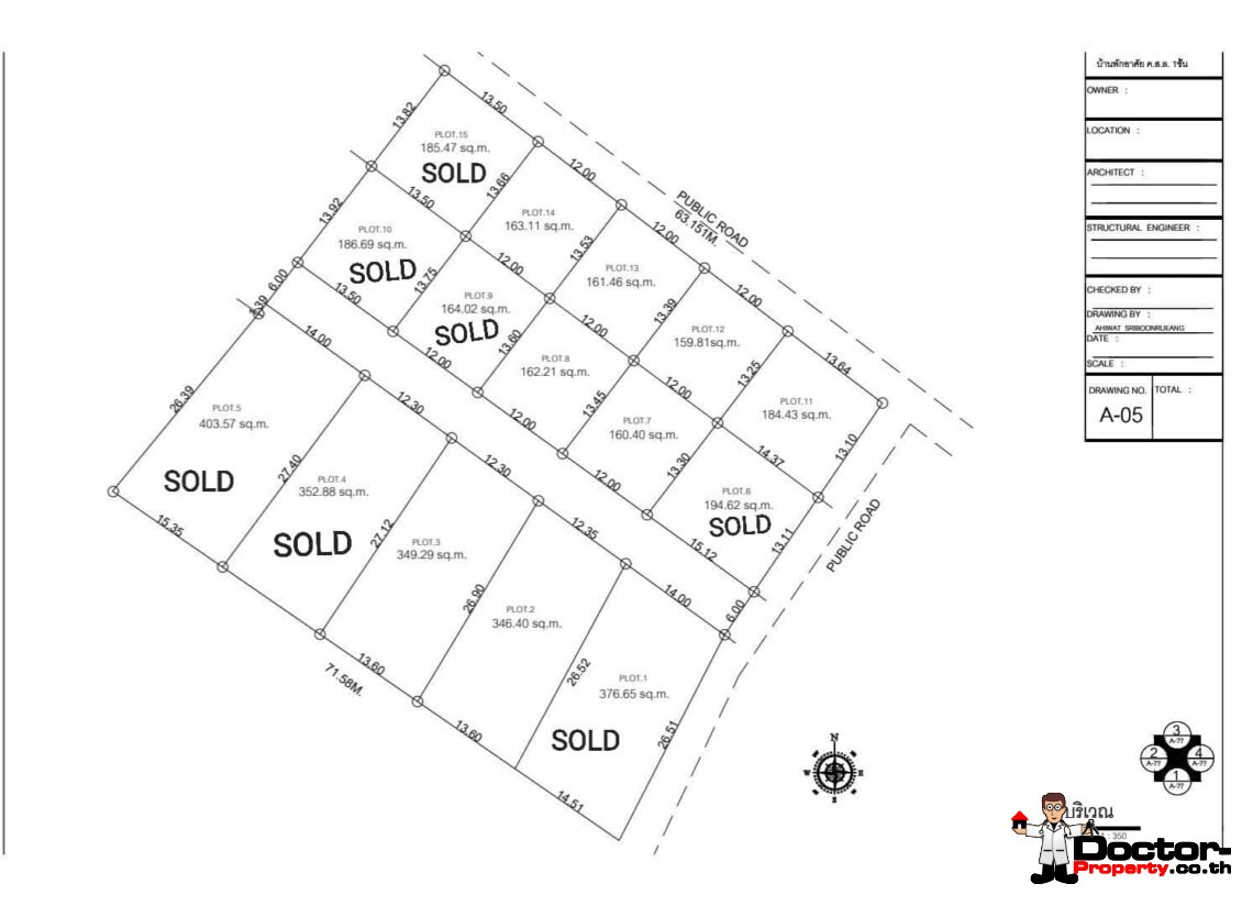 Tropical 3 Bedroom Garden Villa with Pool in Lamai, Koh Samui – For Sale