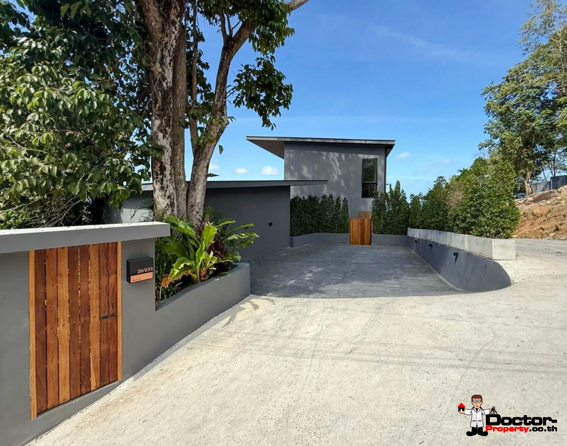 Luxury 2 Bedroom Pool Villa with Partial Sea View in Chaweng, Koh Samui – For Sale