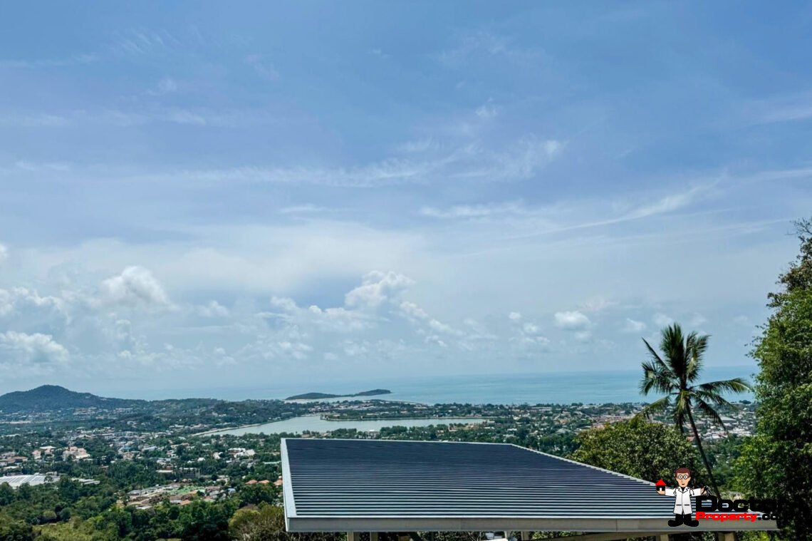 Luxury 2 Bedroom Pool Villa with Partial Sea View in Chaweng, Koh Samui – For Sale