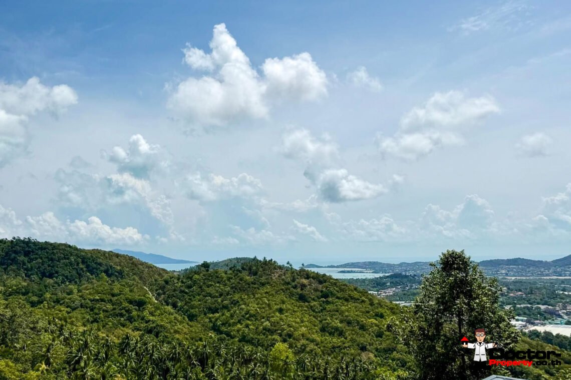 Luxury 2 Bedroom Pool Villa with Partial Sea View in Chaweng, Koh Samui – For Sale