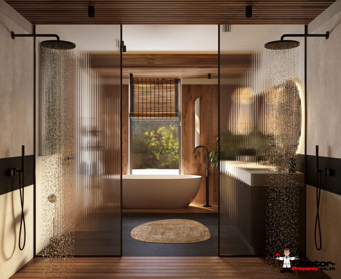 Luxury 2 Bedroom Pool Villa with Partial Sea View in Chaweng, Koh Samui – For Sale